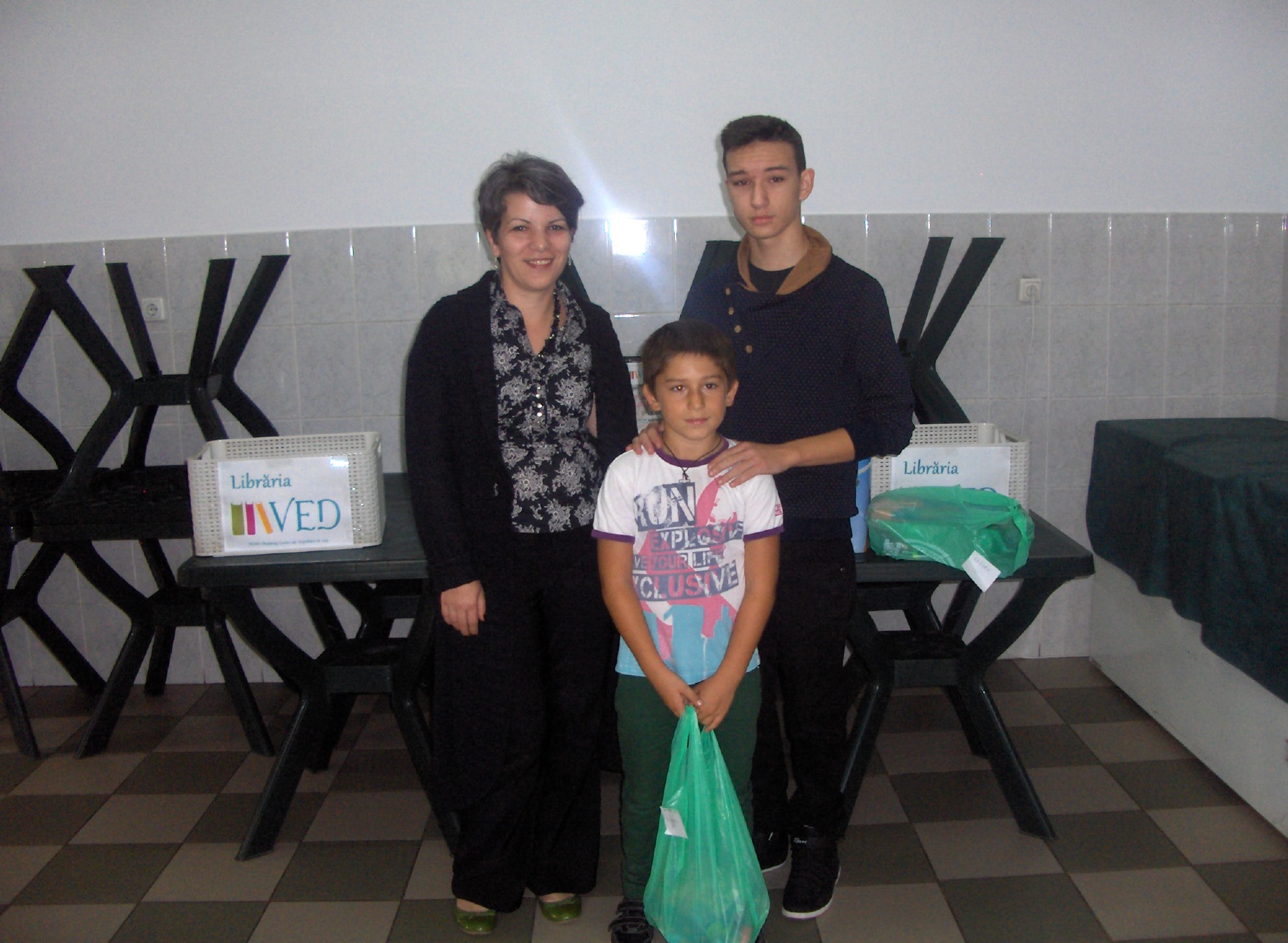 Surpriza de la libraria Ved pentru copiii Christianei